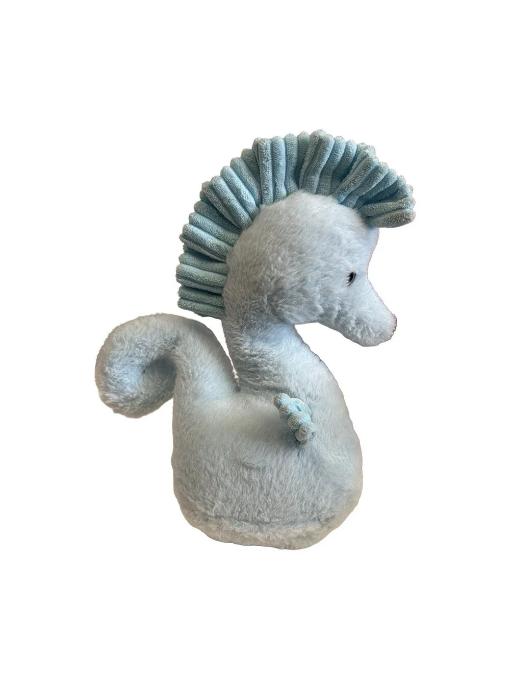 Bear Factory 2001 Blue Seahorse Stuffy Made W/ Recycled Fabrics Stuffed Animal